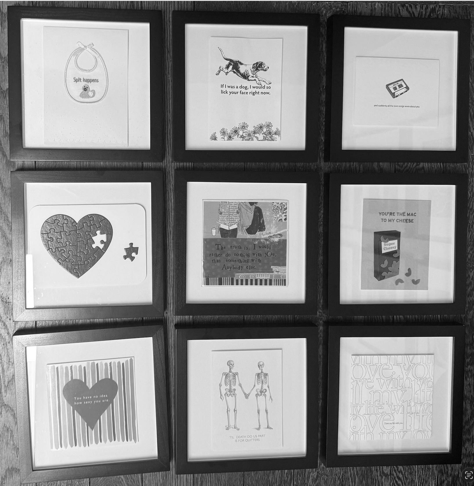 Framed art grid